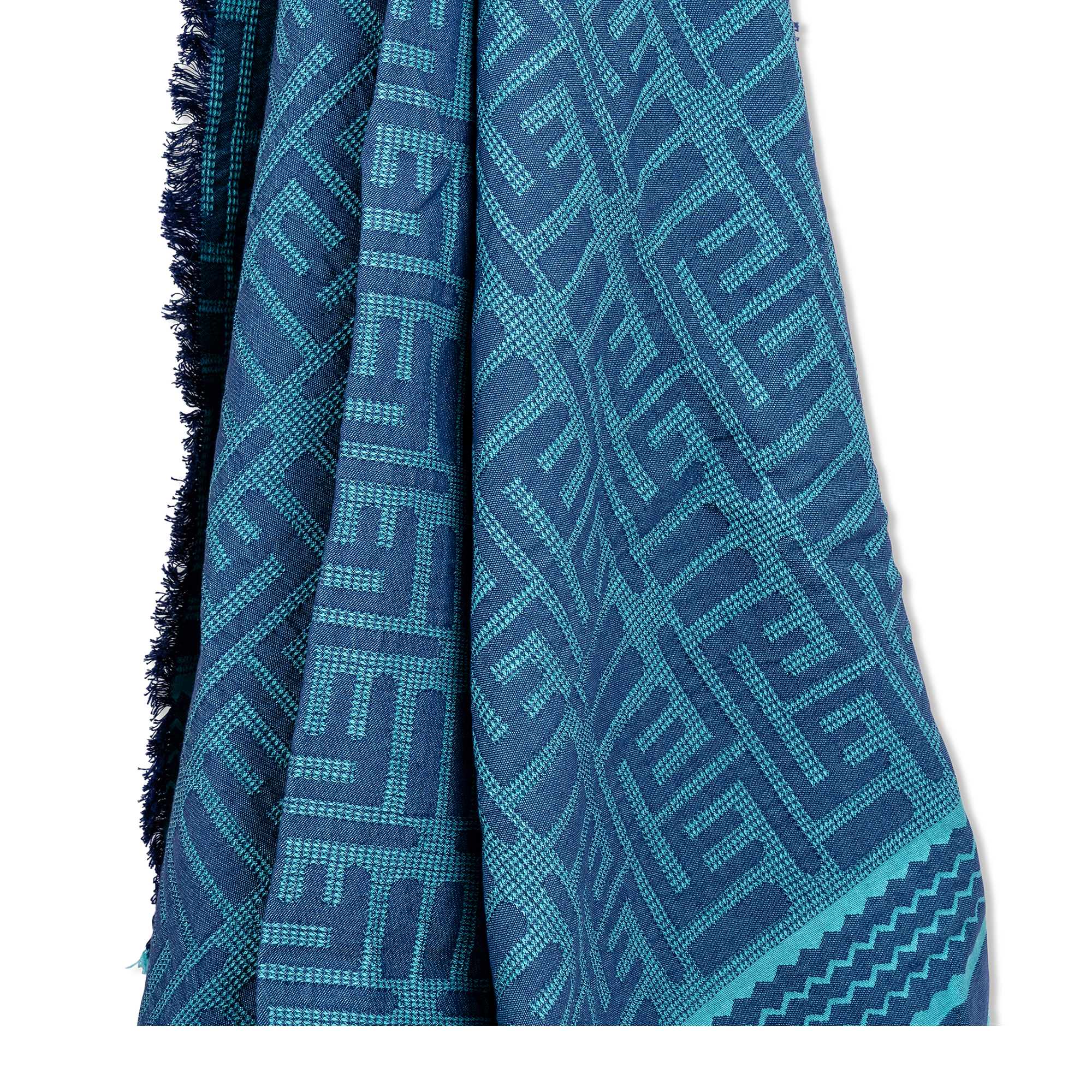 Kuba Beach Mat - Blue + Turquoise