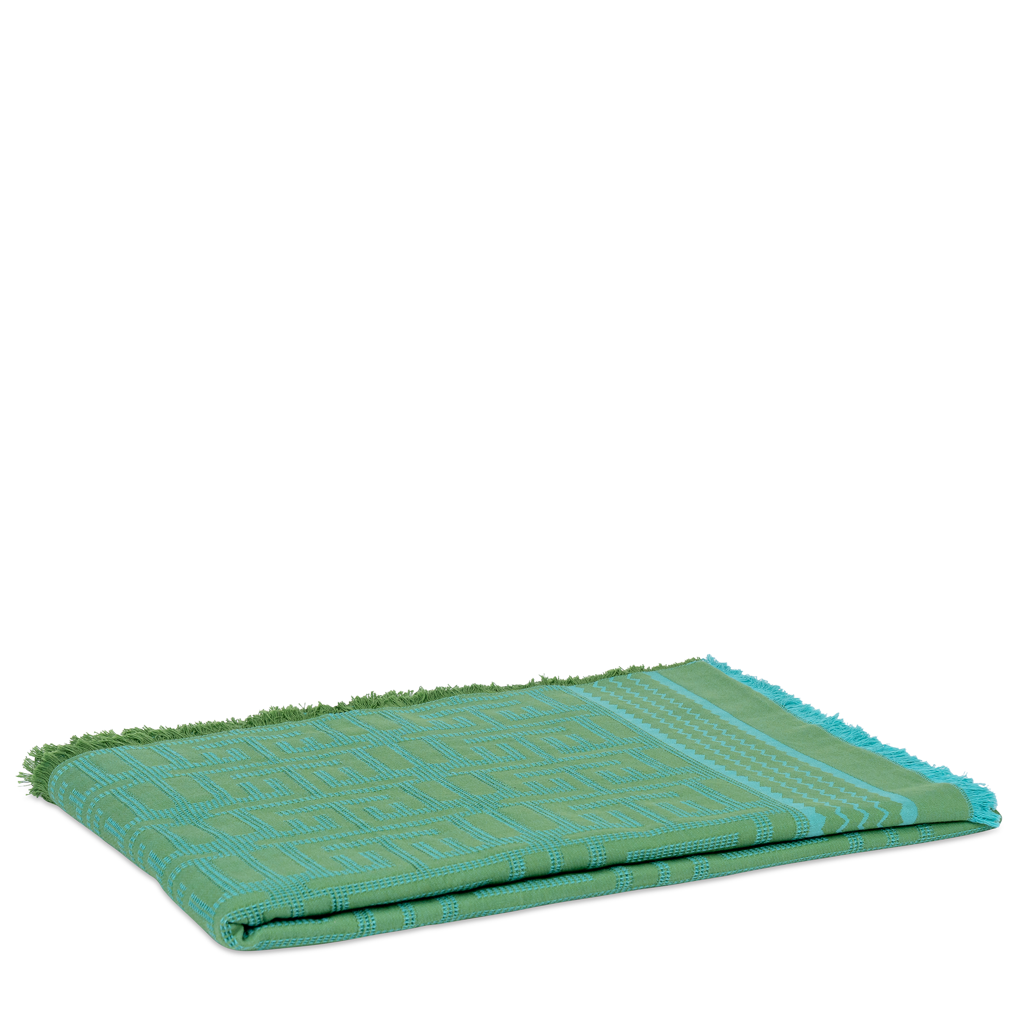 Kuba Beach Mat - Green + Turquoise