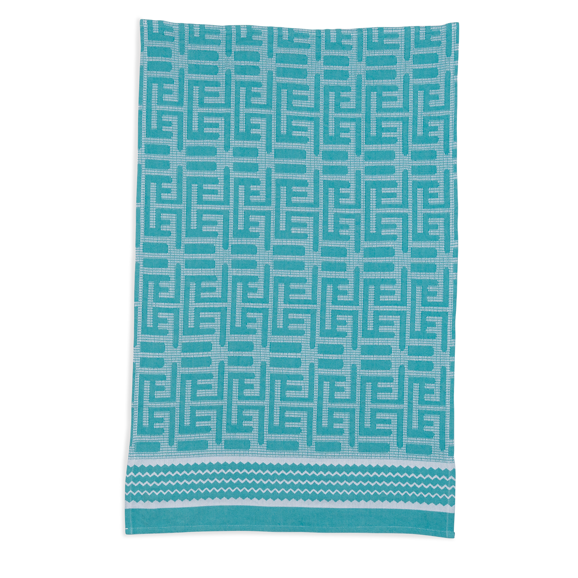 Kuba Waffle Hand Towel - Turquoise