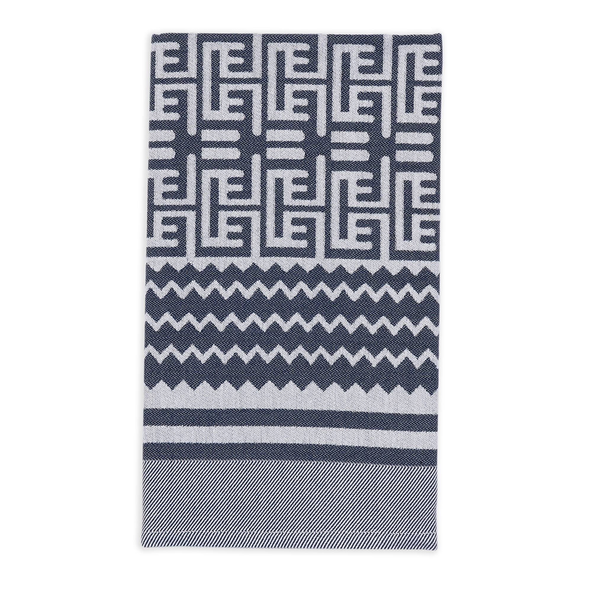 Penta Tea Towel - Geometric Indigo