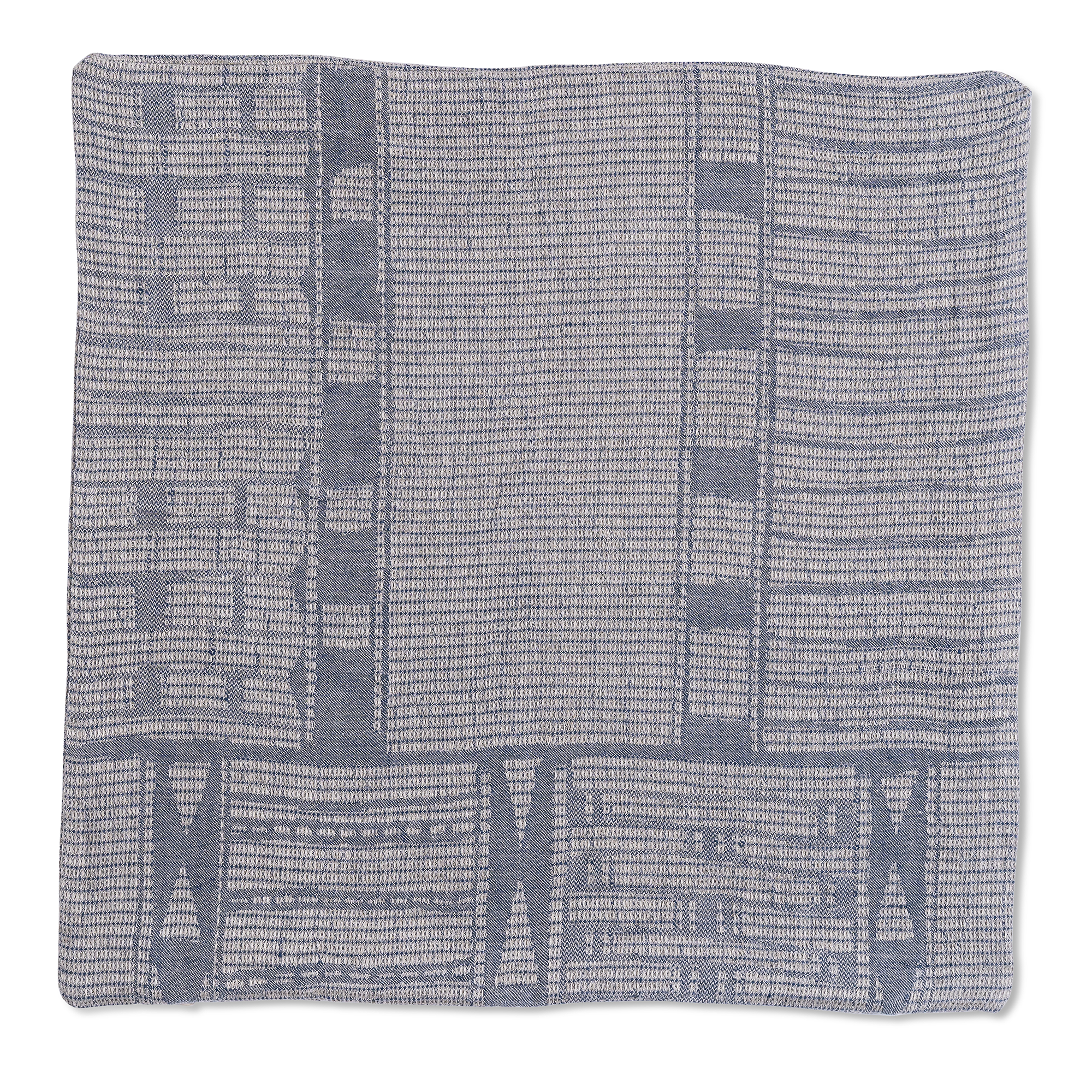 Bogolan Cushion Cover - Indigo