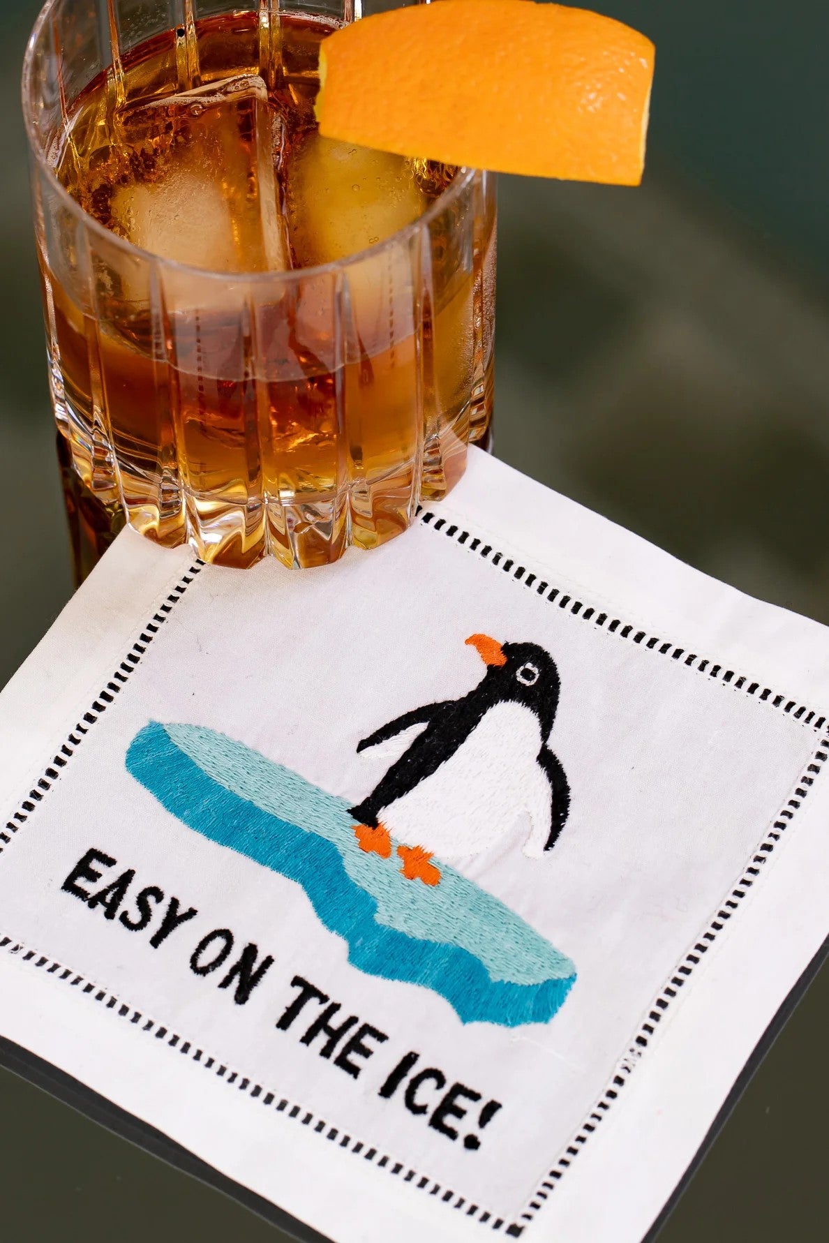 Cocktail Napkins - Easy On The Ice