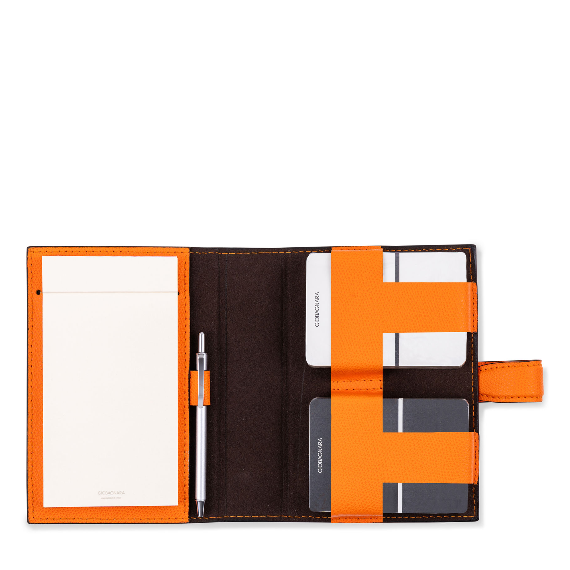 Jolly Leather Playing Card Holder - Orange Golf