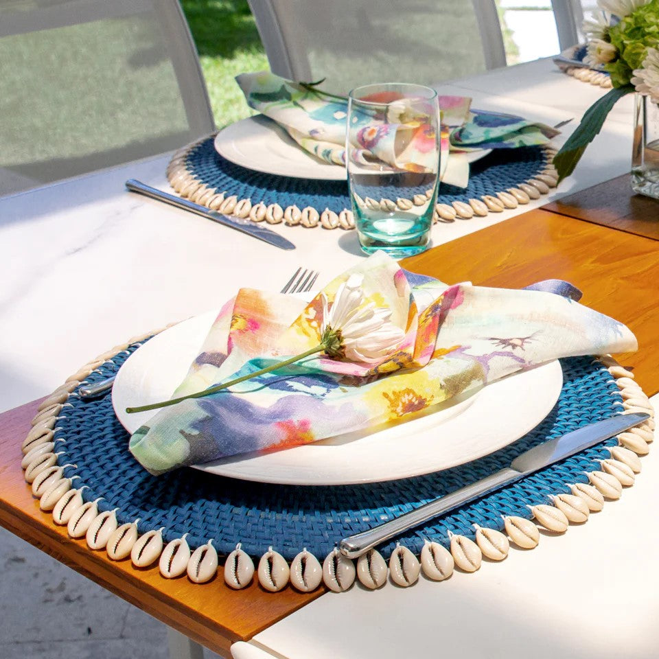 Capiz Placemat - Blue