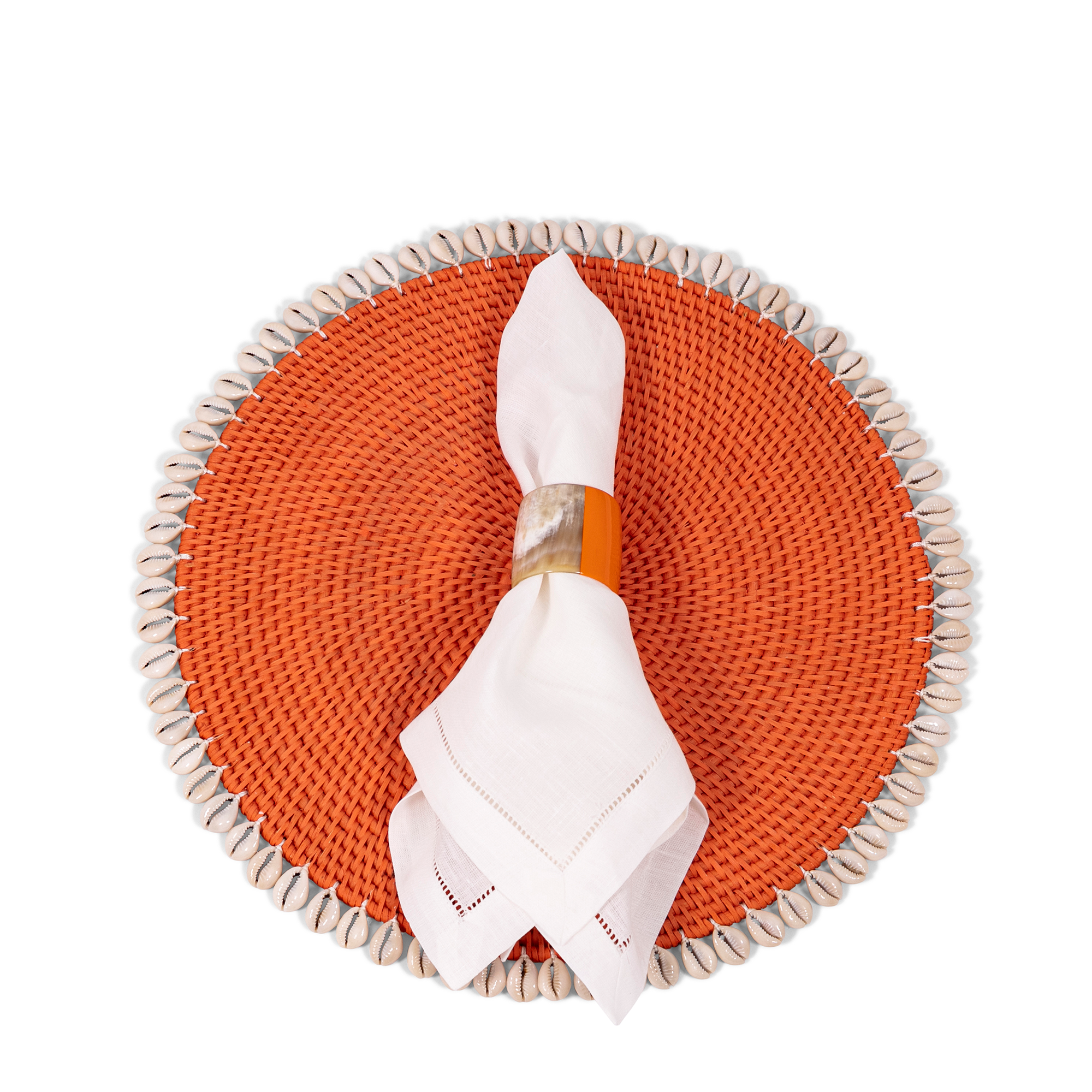 Capiz Placemat - Orange