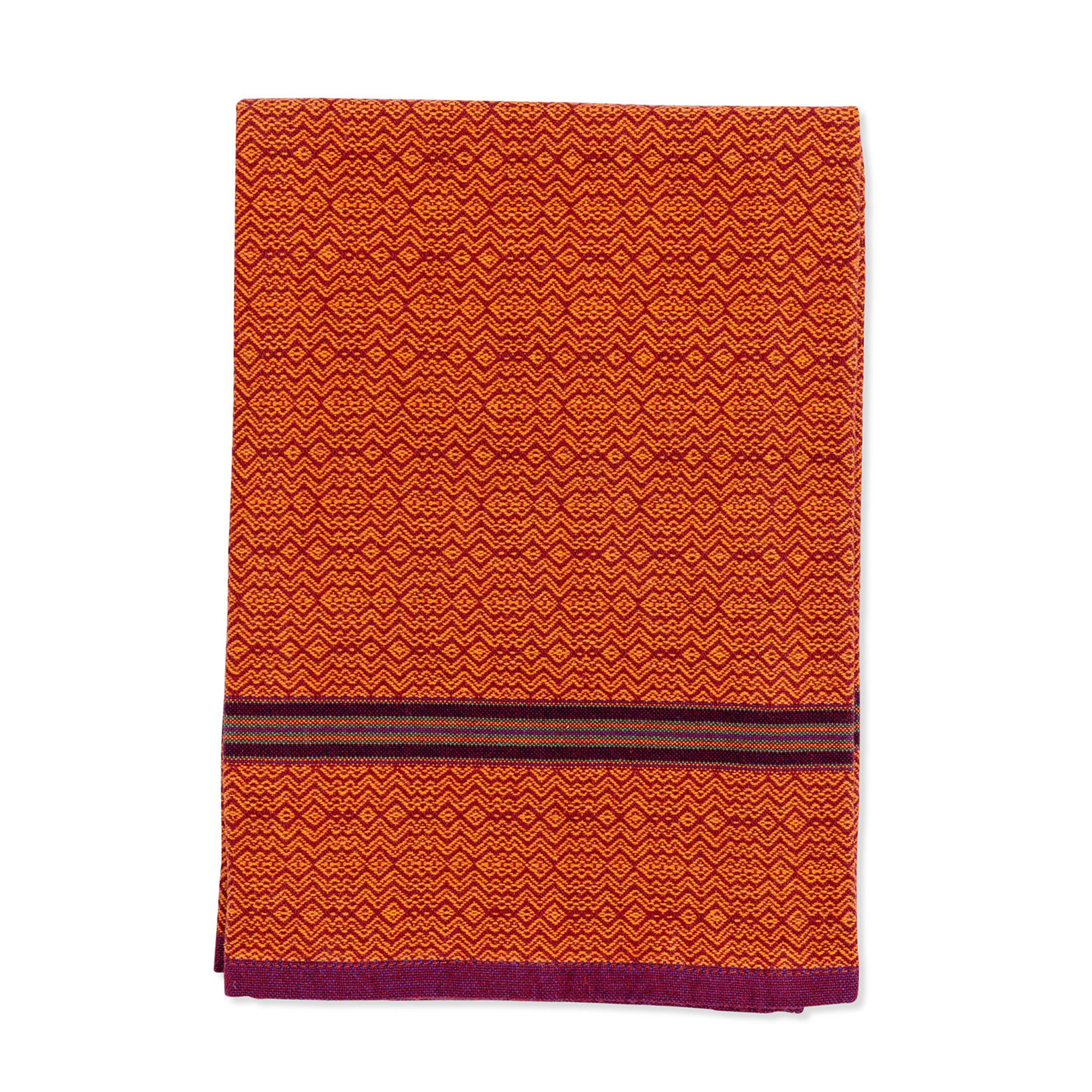 Boma Cotton Serviette - Orange Rust