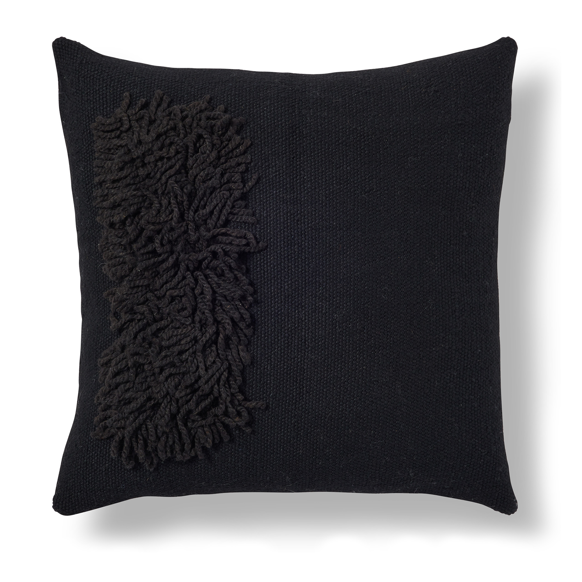 Zona Handwoven Pillow - Black