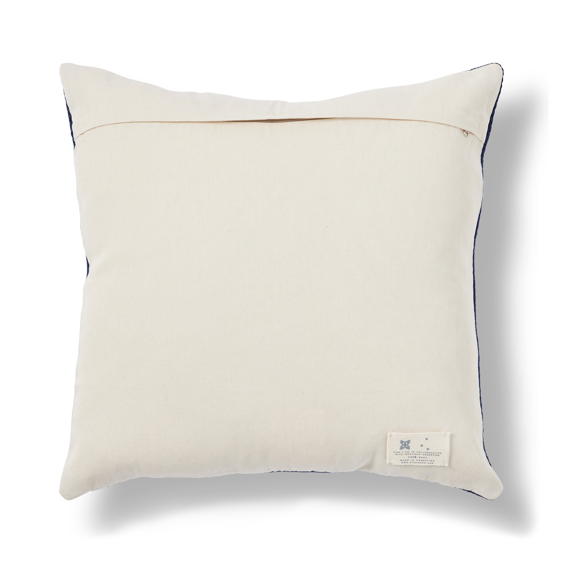 Zona Handwoven Pillow - Midnight Blue