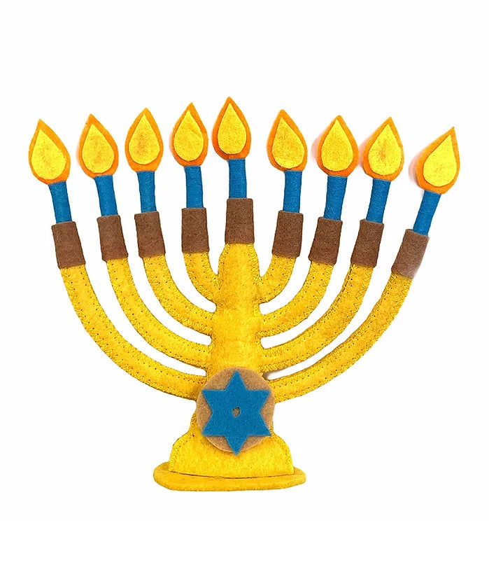 Felt Menorah Ornament