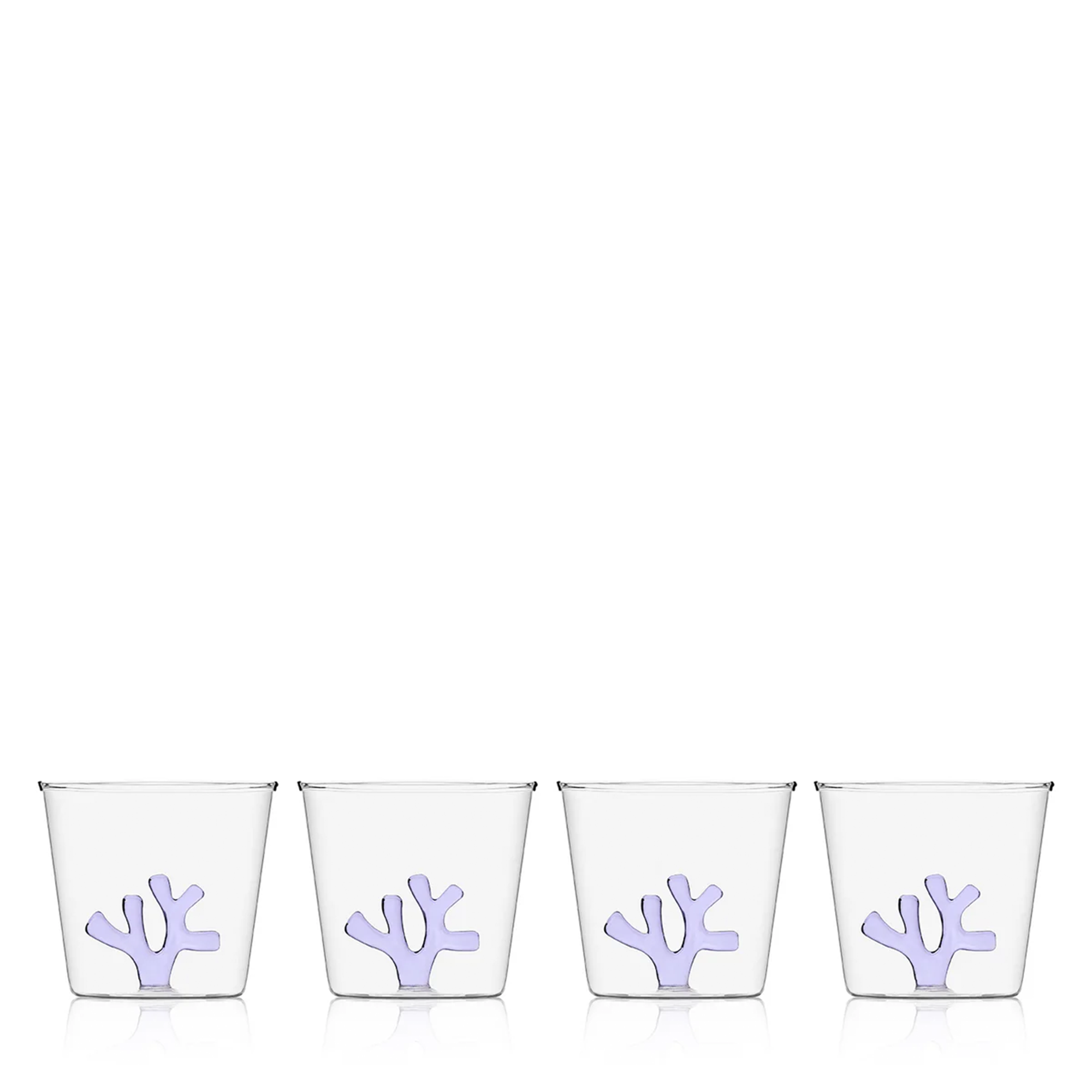 Whimsical Tumbler Glasses - Lilac