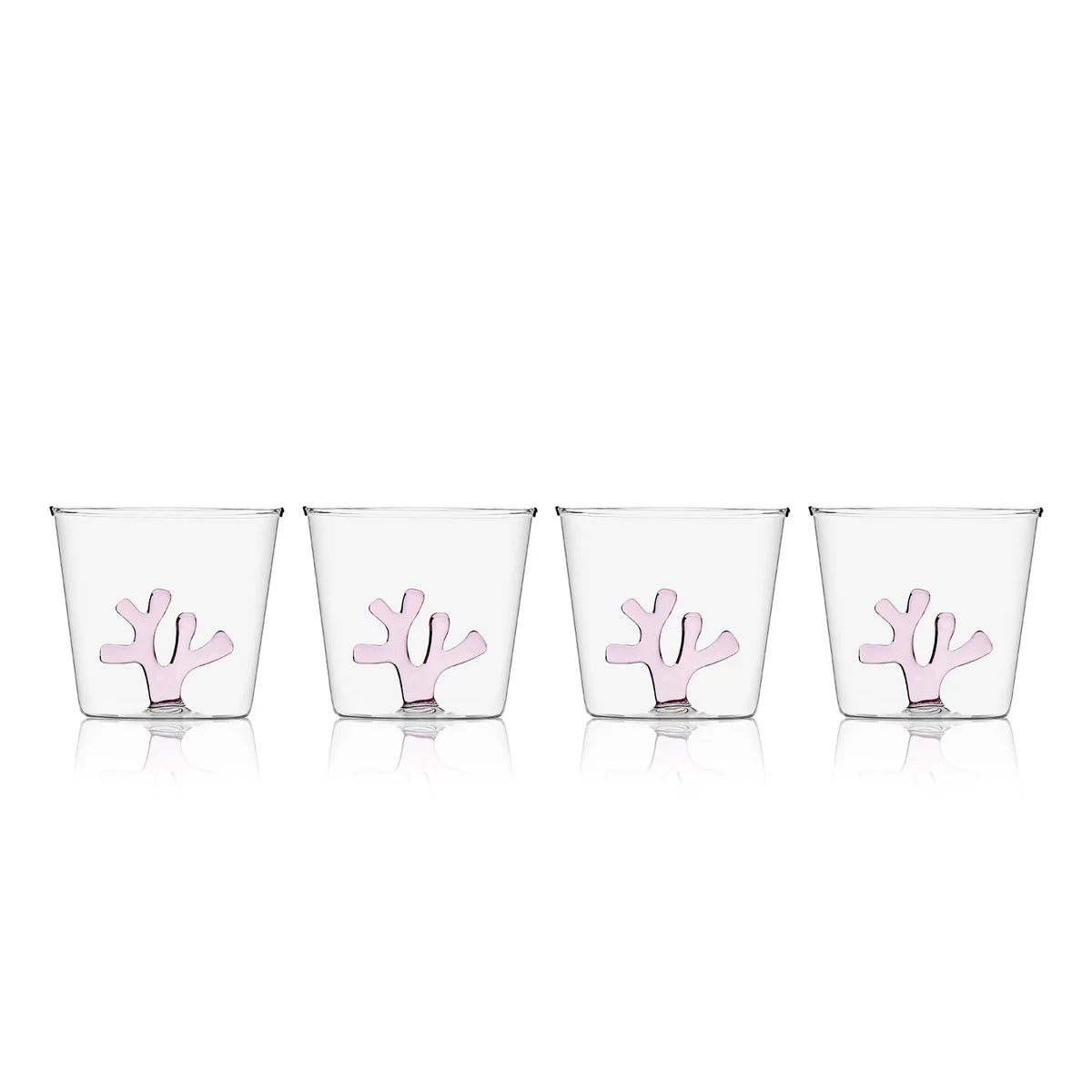 Whimsical Tumbler Glasses - Pink