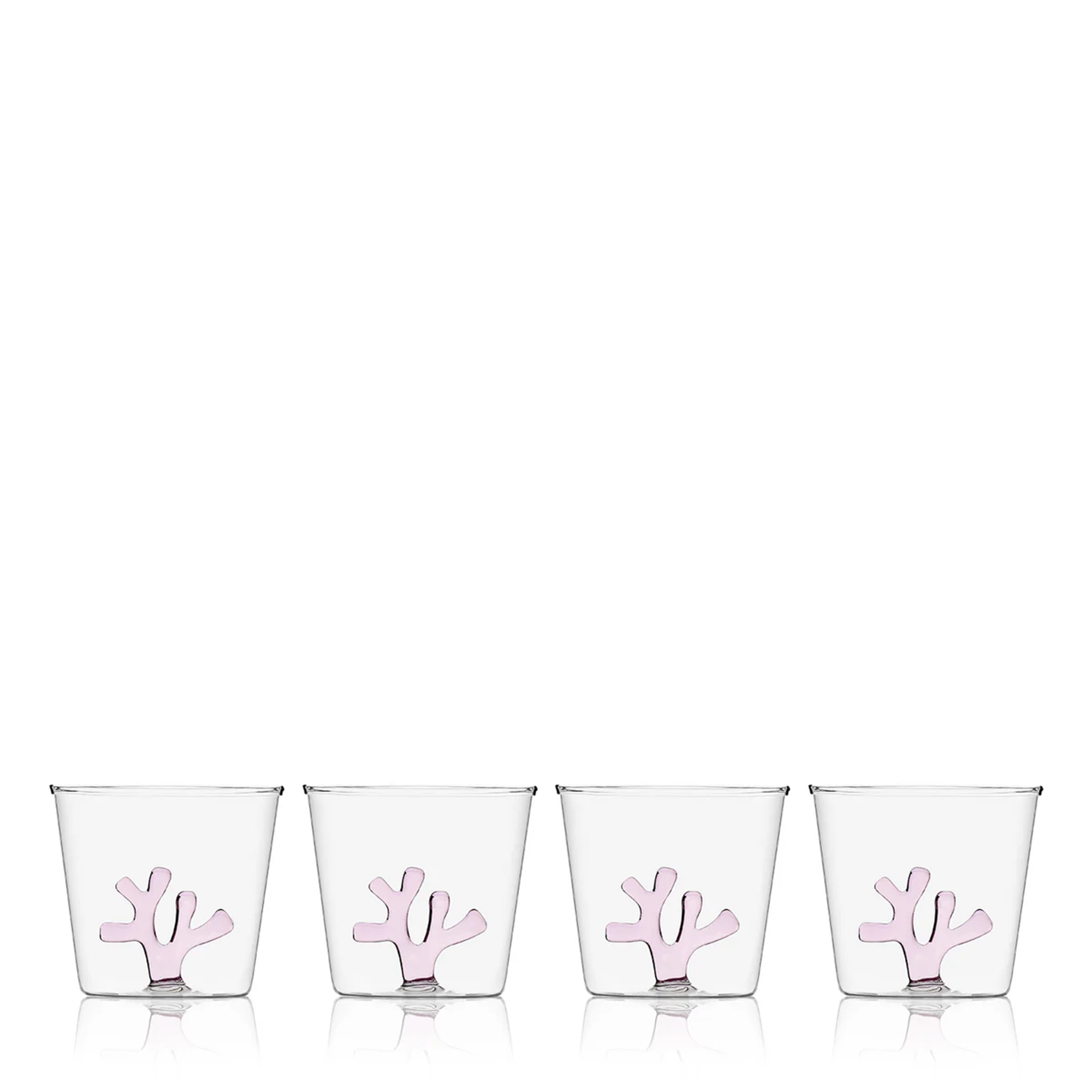 Whimsical Tumbler Glasses - Pink