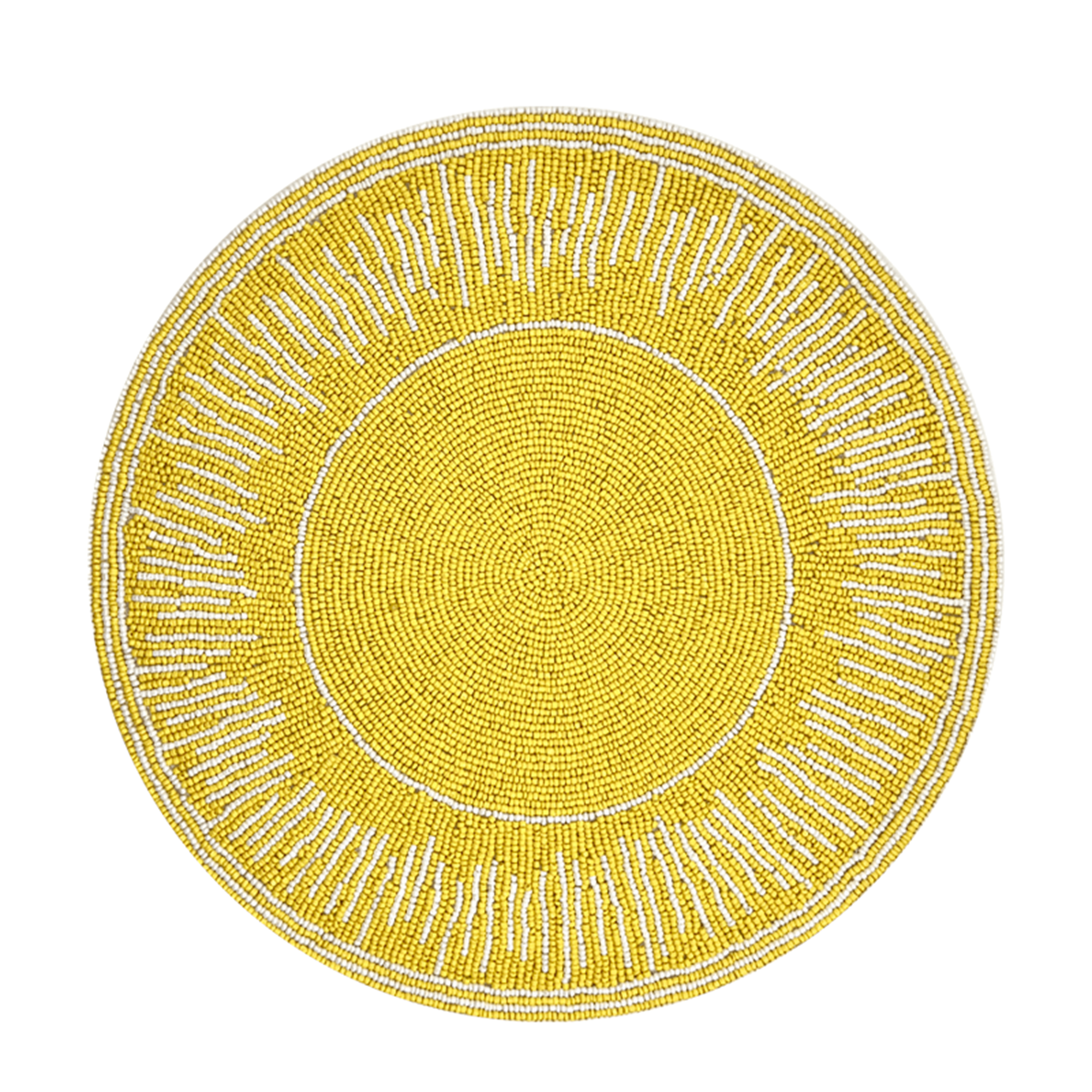 Amalfi Placemat - Yellow + White