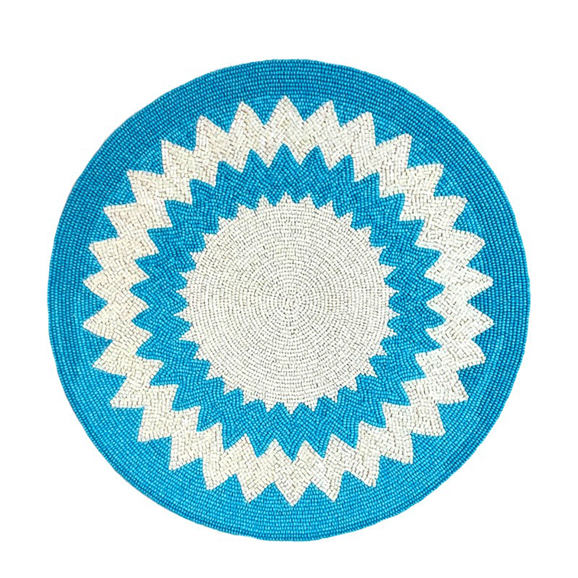 Capri Placemat - Blue + White