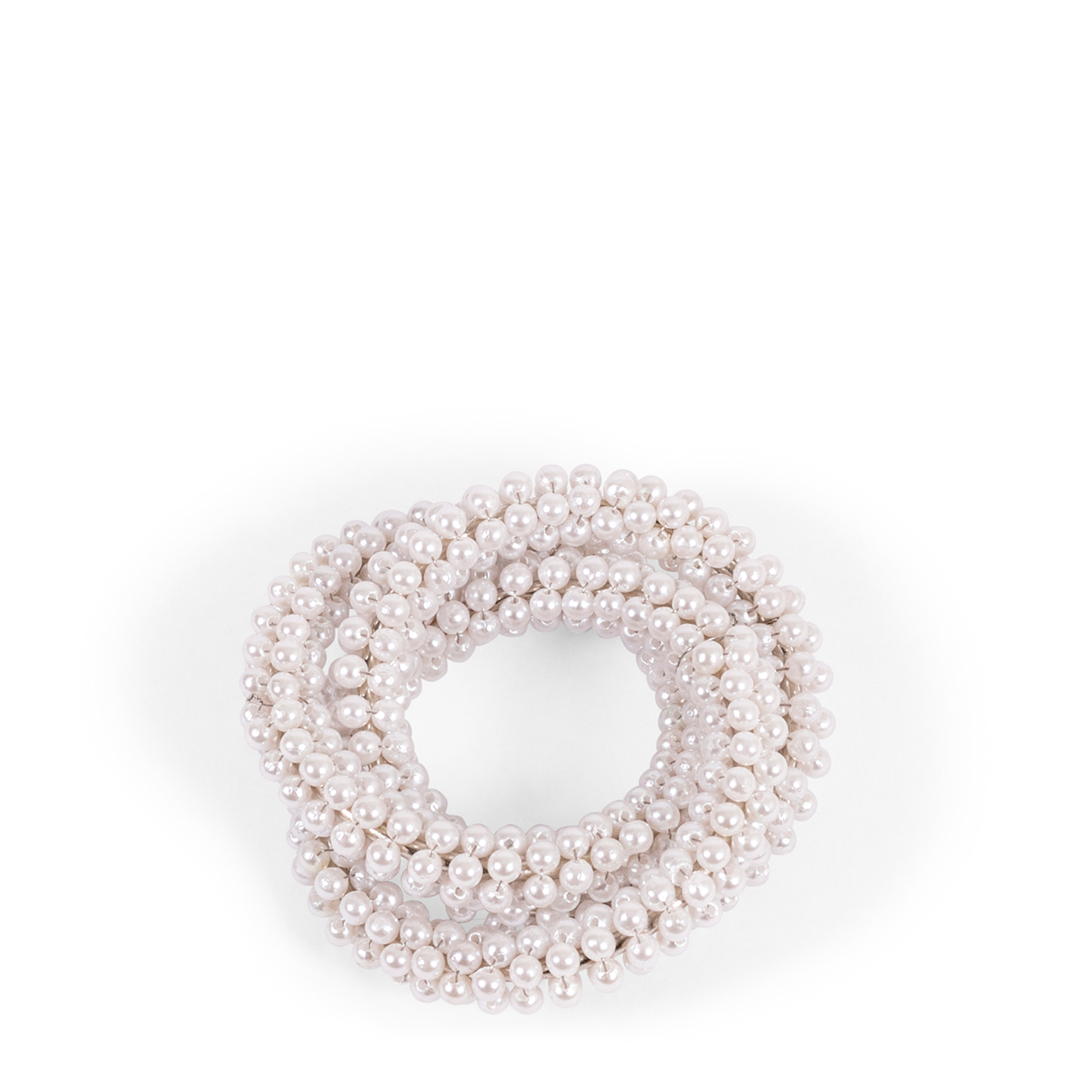 3 Ring Napkin Ring - Pearl