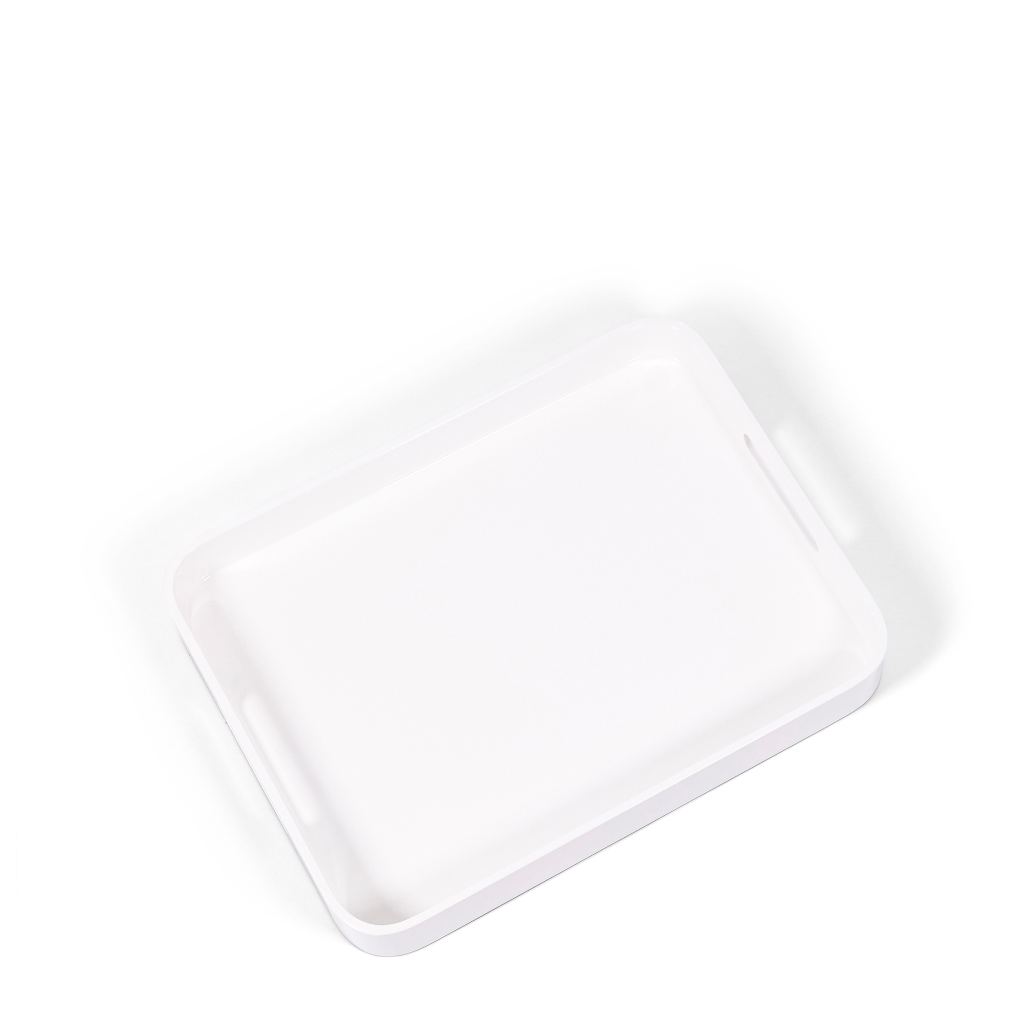 Lacquered Tray - White